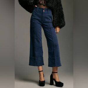 Pilcro Lennox Cuffed Wide-Leg Size 25 (NWT)